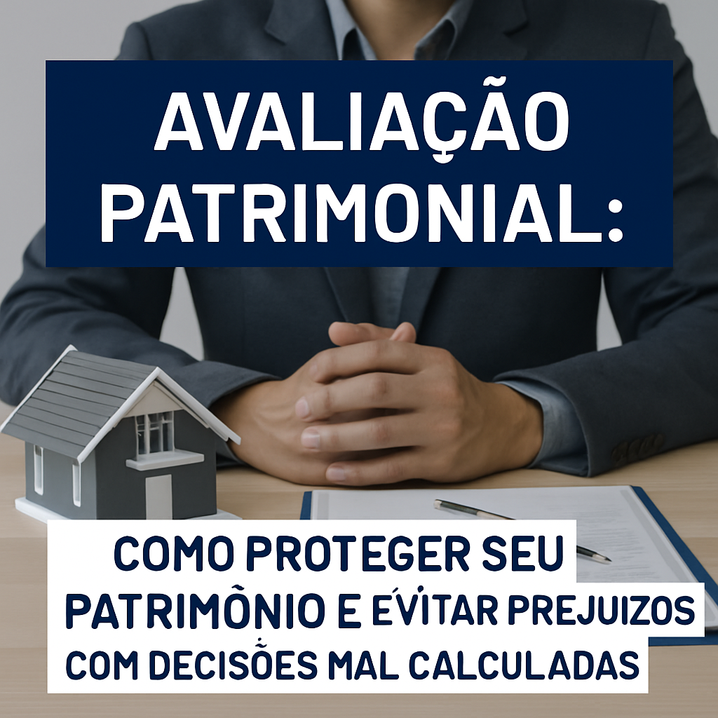 🛡️ Avaliação Patrimonial: como proteger seu patrimônio e evitar prejuízos com decisões mal calculadas