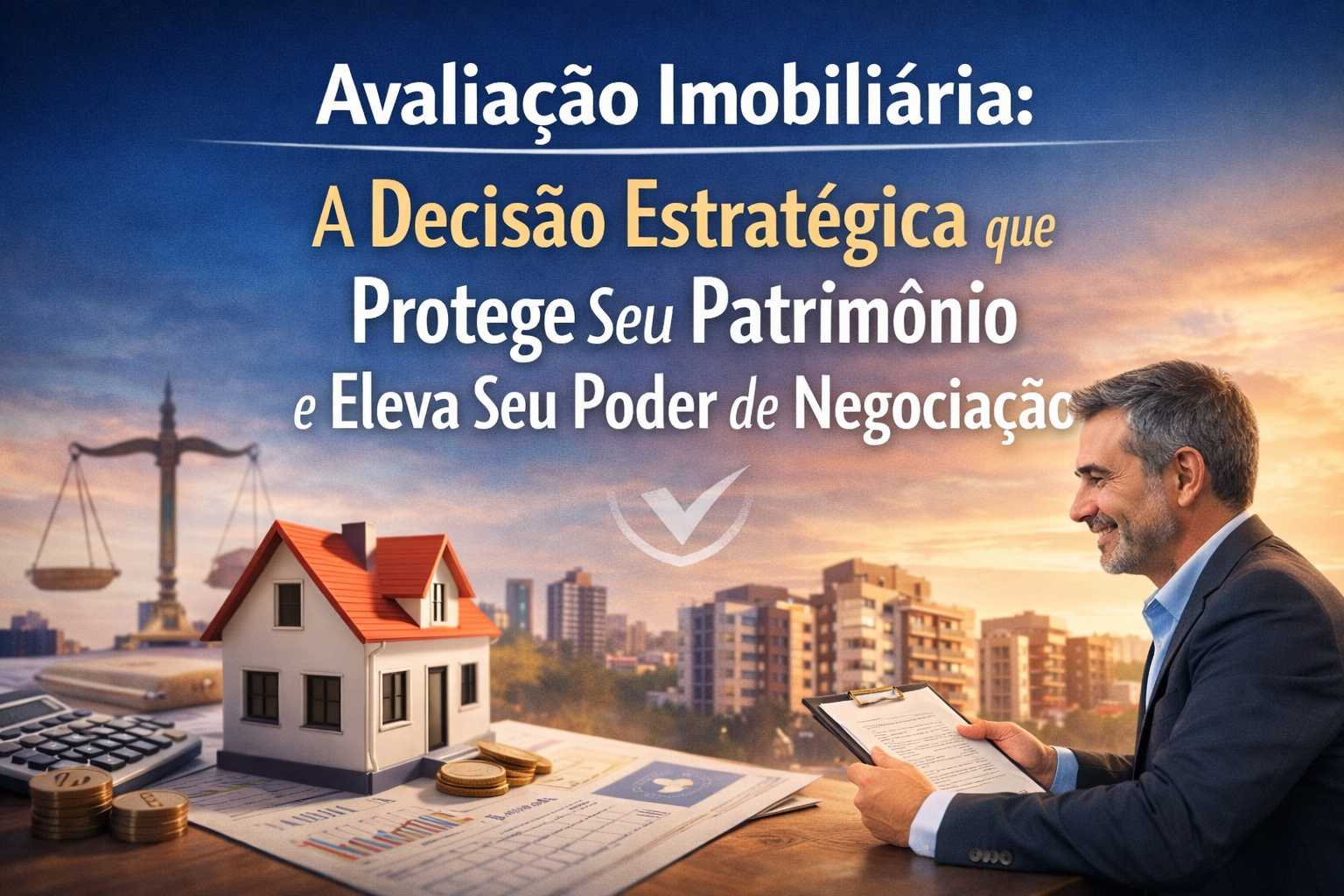 Avaliação Imobiliária: A Decisão Estratégica que Protege Seu Patrimônio e Eleva Seu Poder de Negociação