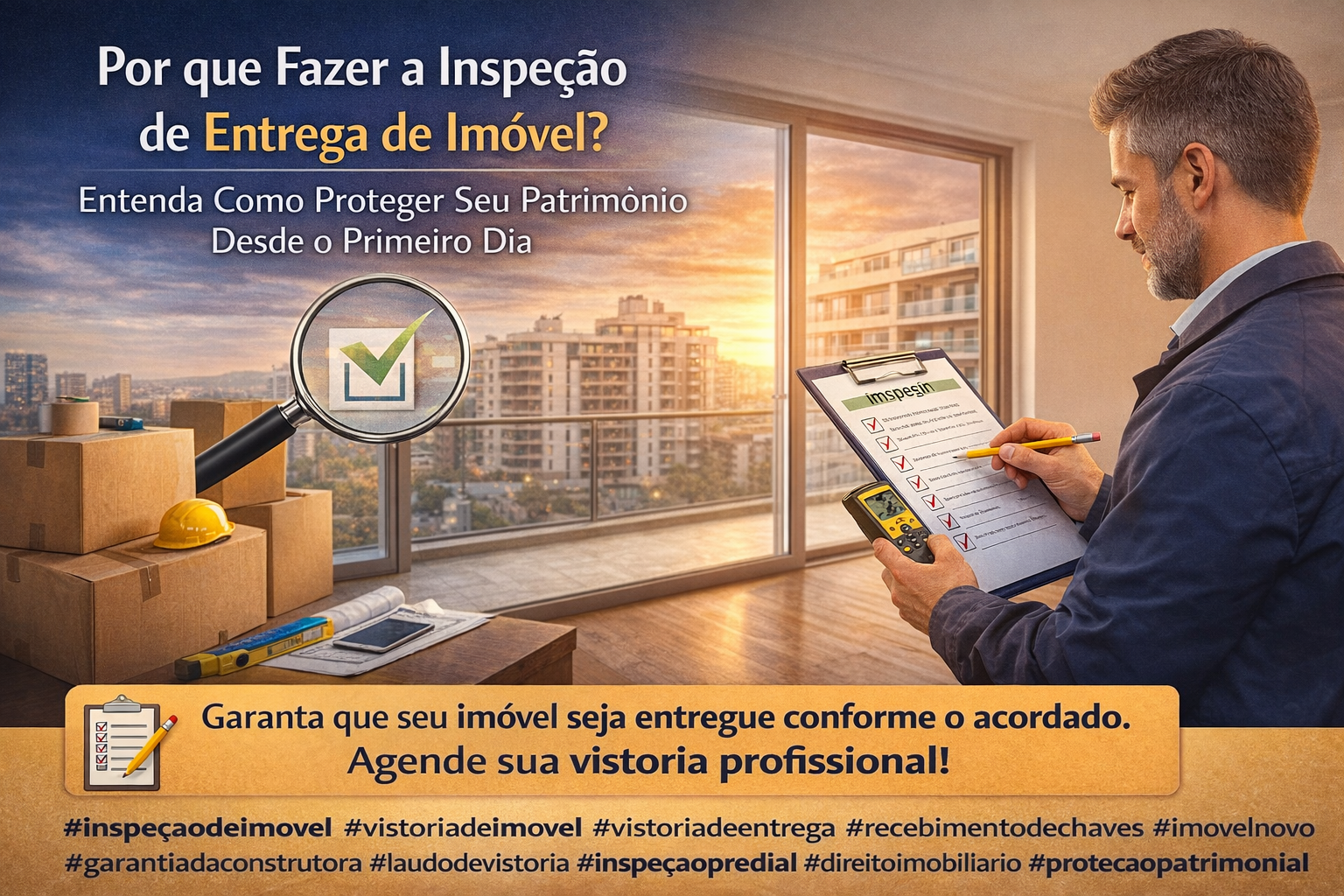 Por que Fazer a Inspeção de Entrega de Imóvel?