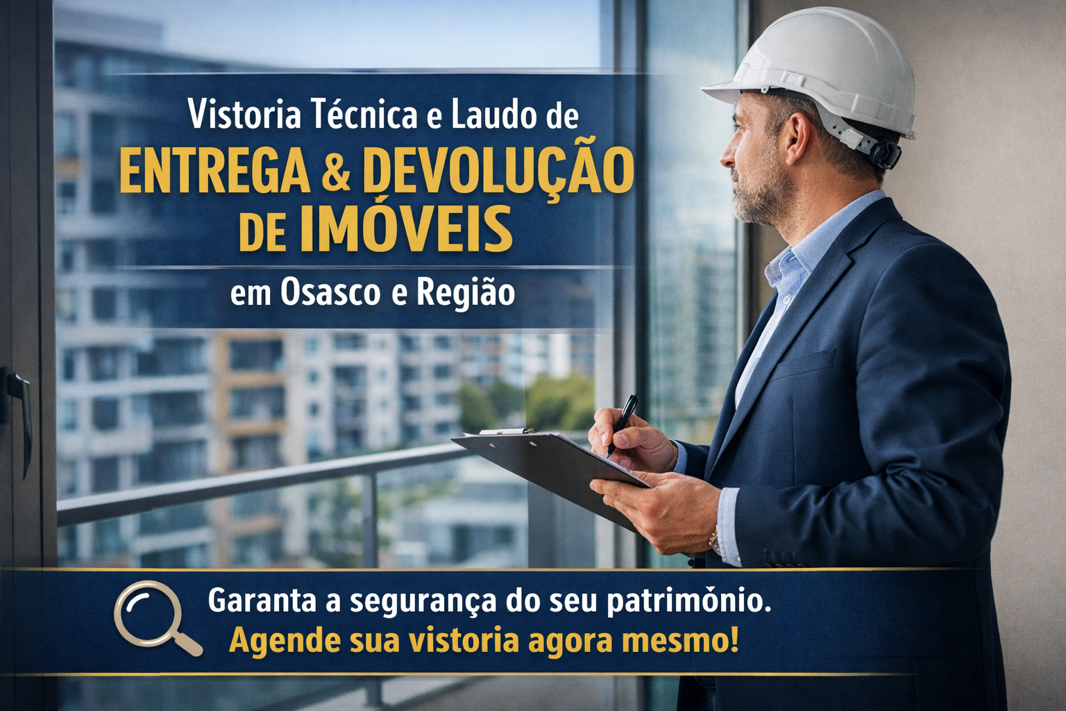 Vistoria Técnica e Laudo de Entrega & Devolução de Imóveis em Osasco e Região