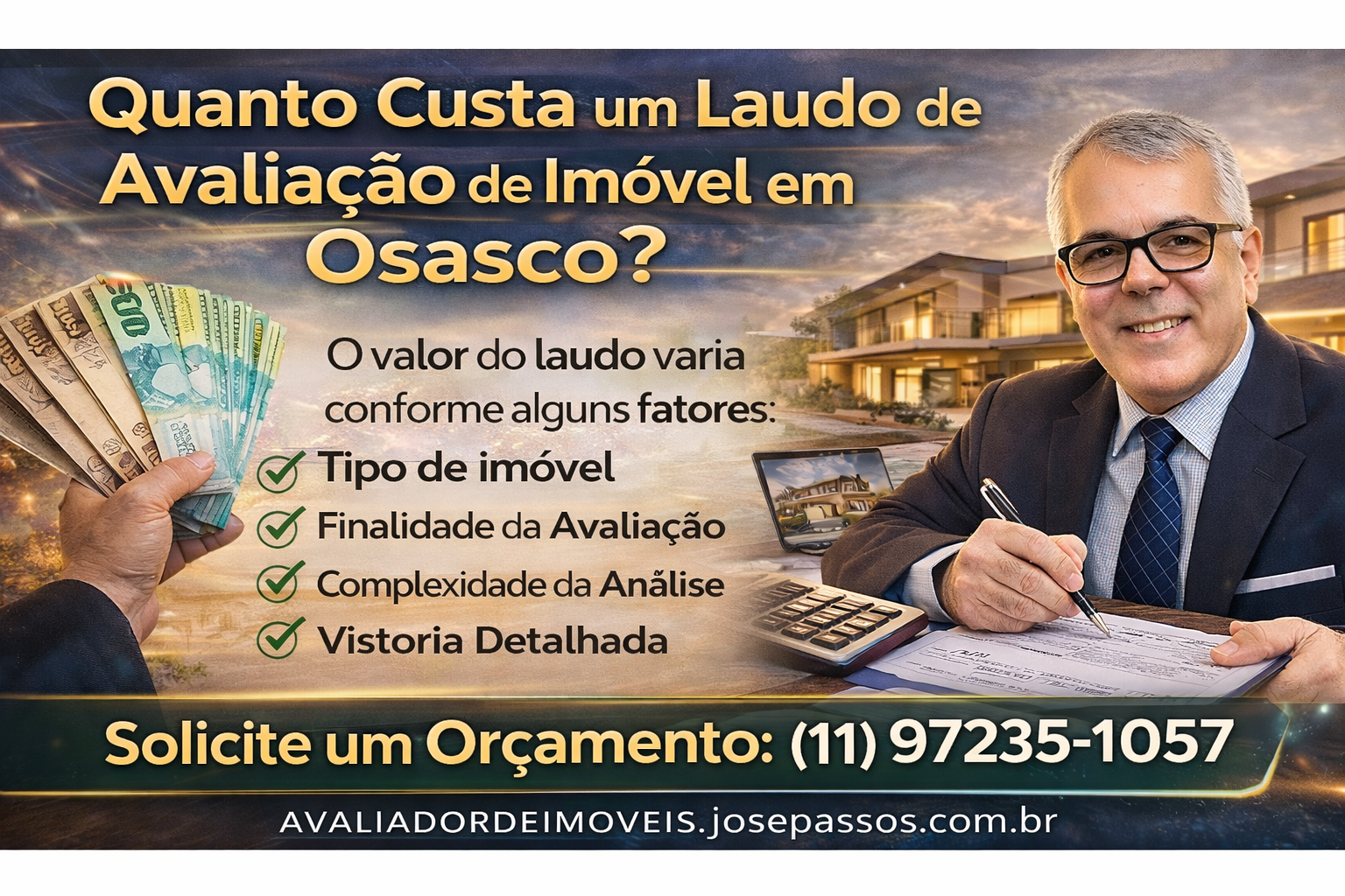 Quanto custa fazer um laudo de avaliação de imóvel em Osasco?
