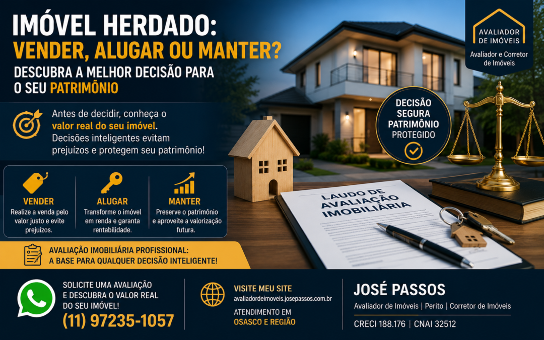 Imóvel Herdado: Vender, Alugar ou Manter?