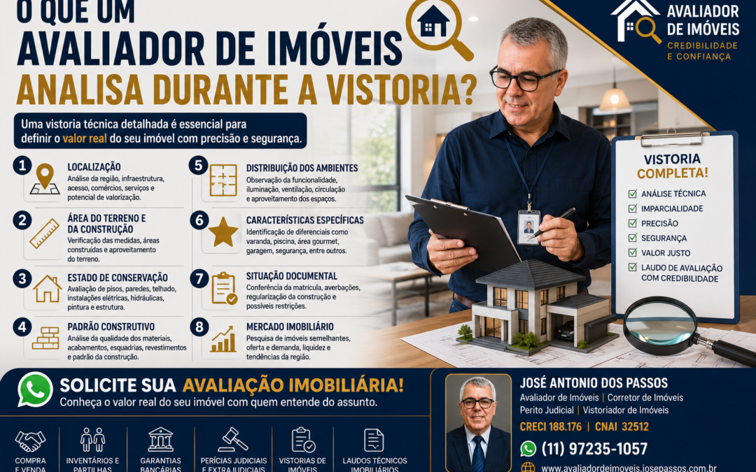 O Que um Avaliador de Imóveis Analisa Durante a Vistoria?